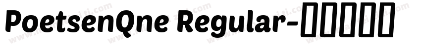 PoetsenQne Regular字体转换